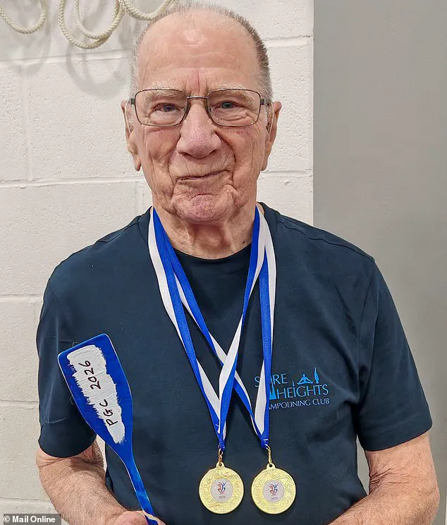 91-Year-Old Peter Quinney Wins Gold in Trampoline After 40-Year Hiatus, Defying Age and Expectations