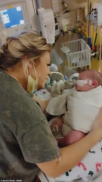 Astonishing Story: Arlington Mother Welcomes 13-Pound Baby Weighing the Same as a Bowling Ball via Emergency C-Section