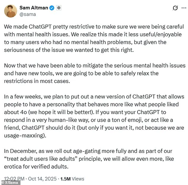 ChatGPT's Adult Content Update Sparks Ethical Debates and Mixed Public Reactions