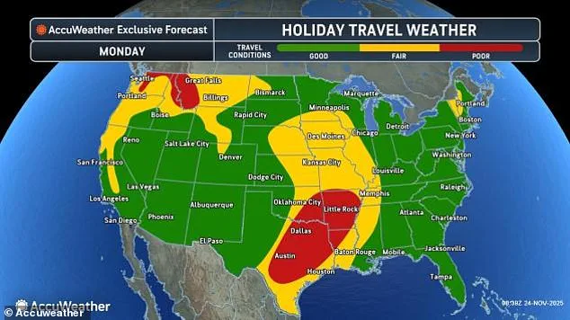 Coast-to-Coast Storm Threatens Thanksgiving Travel, Sparking Chaos Across the Nation