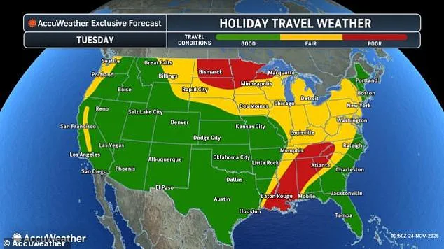 Coast-to-Coast Storm Threatens Thanksgiving Travel, Sparking Chaos Across the Nation