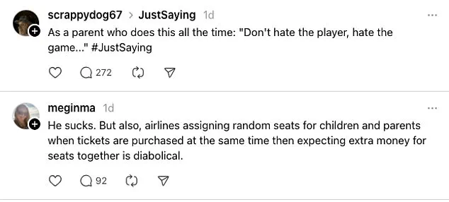 Father's Request to Rearrange Seats Sparks Debate on Airline Etiquette and Corporate Policies