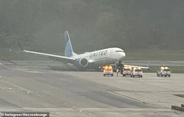 NTSB Releases Surveillance Footage of United Airlines Boeing 737-8 MAX Skidding Off Wet Runway in Houston