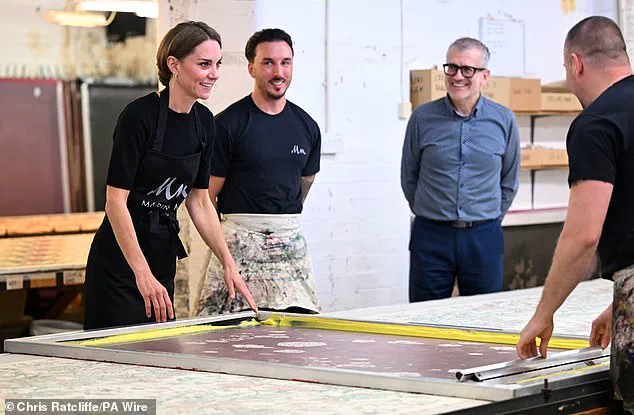Princess of Wales Gets Hands-On with Fabric Printing in Bid to 'Distract from the Wreckage She Left Behind'