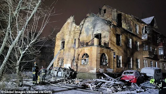 Russian Drone Strike Hits Kyiv Apartment Block in Overnight Assault