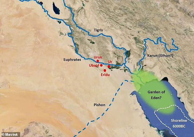 Satellite Images Reveal Ancient Riverbed in Saudi Arabia, Possibly Linking to the Biblical Garden of Eden