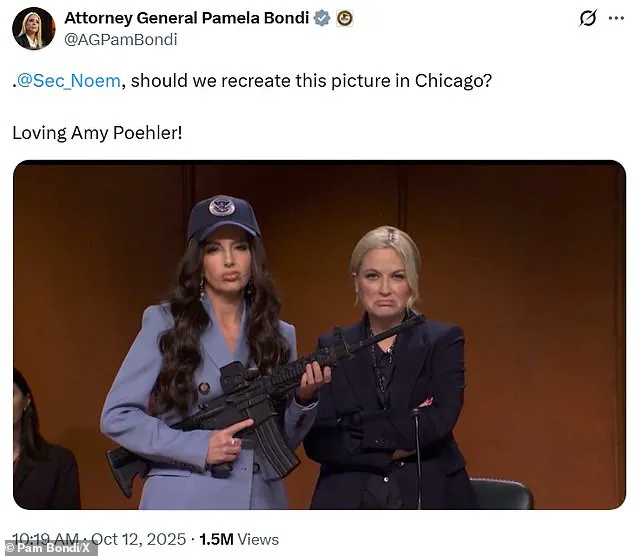 Saturday Night Live Parody of Pam Bondi and Kristi Noem Sparks Unexpected Camaraderie Amid Tina Fey and Amy Poehler’s Nostalgic Reunion