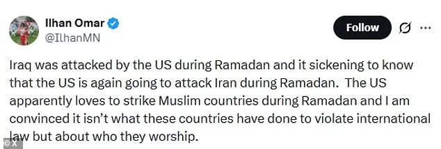 Ilhan Omar's Ramadan Timeline Error Draws Criticism from Own Community