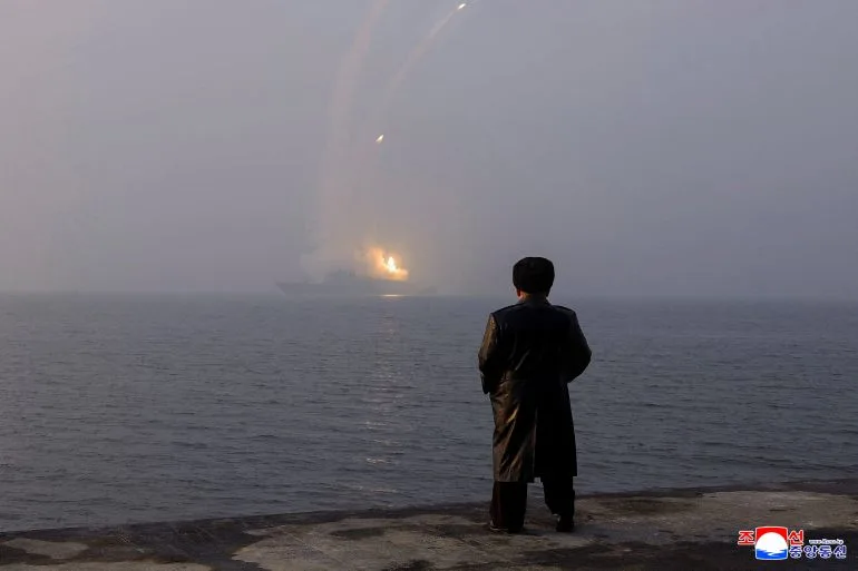 North Korea's Kim Jong Un Leads Strategic Cruise Missile Test, Marking Naval Modernization Milestone