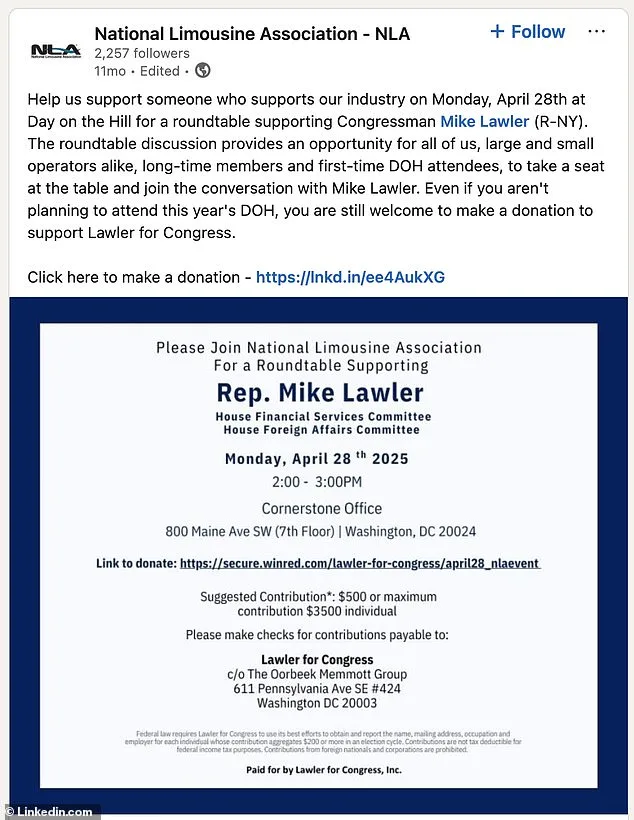 Mike Lawler Under Fire for $150K in Luxury Campaign Spending, 'Limousine Lawler' Nickname Sparks Controversy
