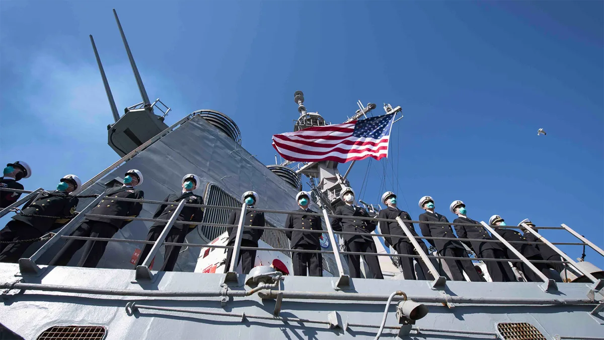 U.S. Navy Destroyers Evade Iranian Missiles in Strait of Hormuz as Tensions Flare