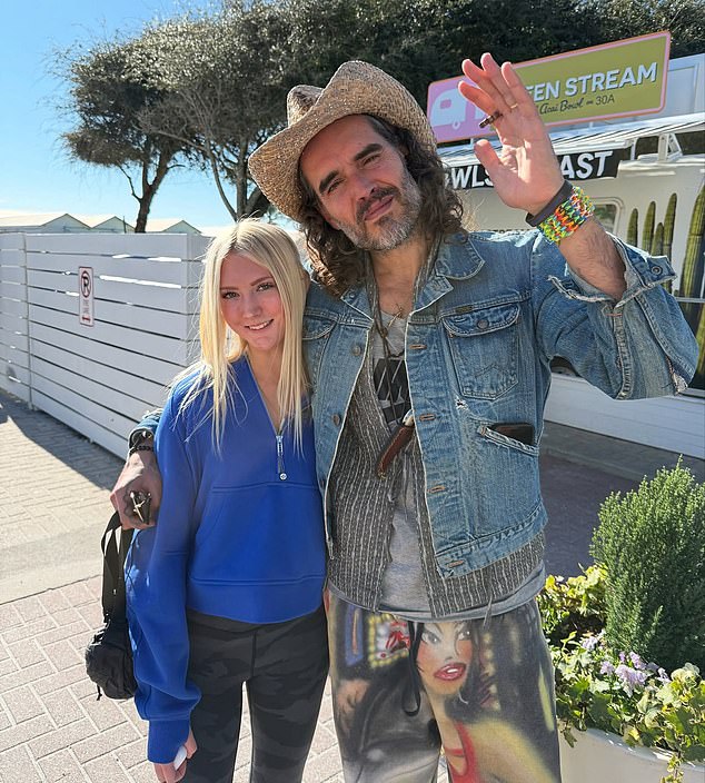 Florida residents question Russell Brand's religious transformation and past allegations.